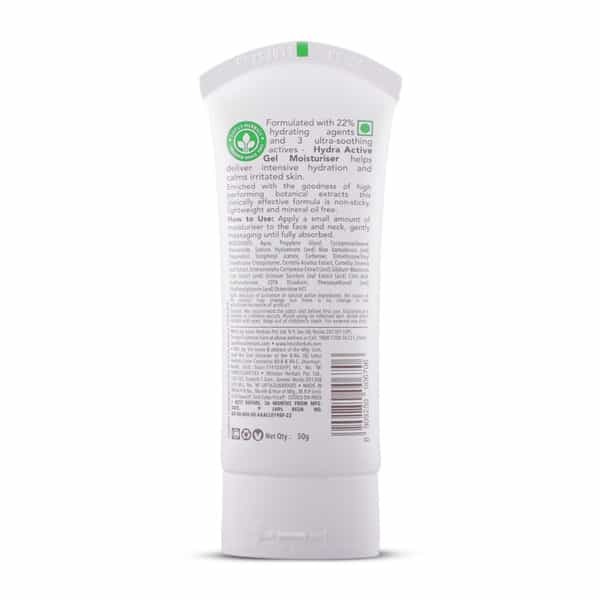 Lotus Dermabotanics 2.5% Ha Complex & Vit E + 5% Cica & Greentea Hydra Active Gel Moisturiser 50G