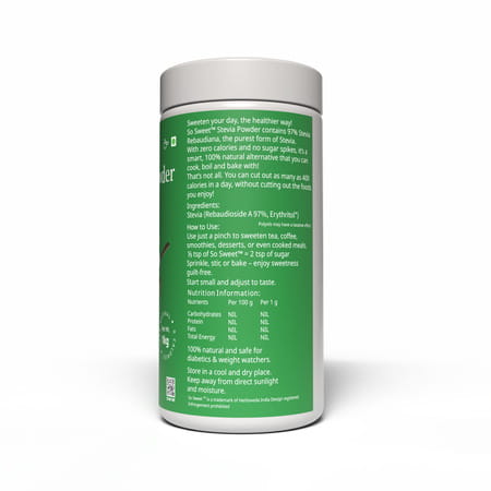 So Sweet Stevia Powder Sugar Free Zero Calorie Sweetener (1 Kg)