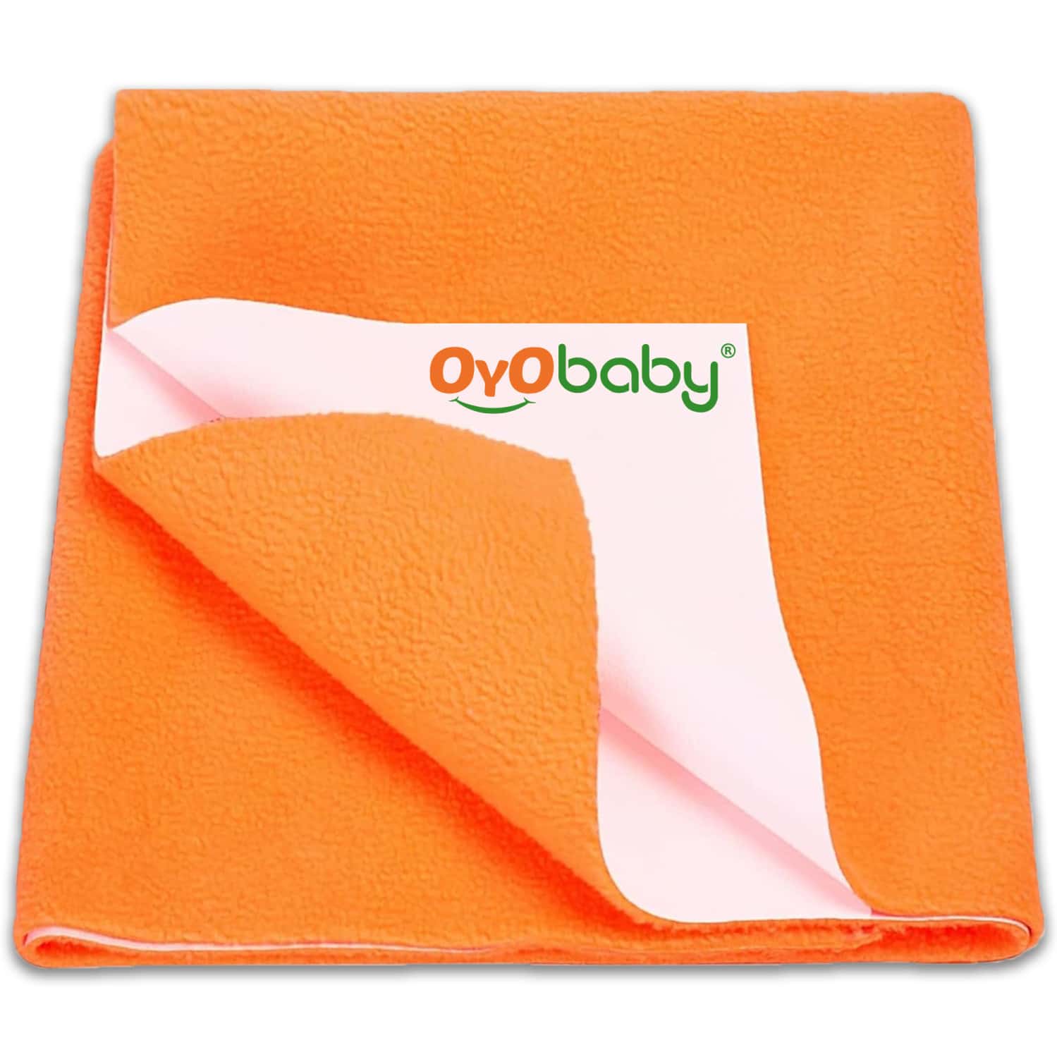 Oyo Baby Waterproof Bed Protector Baby Dry Sheet Medium Peach (70 Cm X 100 Cm)