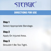 Stergic Crepe Bandage With Flexible Clips Pain Relief Garam Patti (15Cm X 4M)