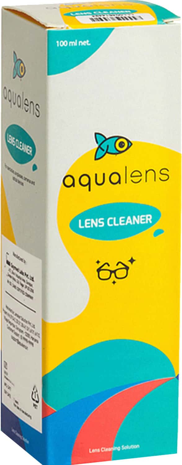 Buy AQUALENS SPECTACLE LENS CLEANER BOTTLE 100 ML Online & Get Upto 60