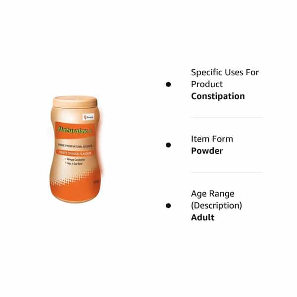 Naturolax A Tasty Orange Flavour Powder 300Gm Jar (Super Value Pack Savings Of Rupees 41)