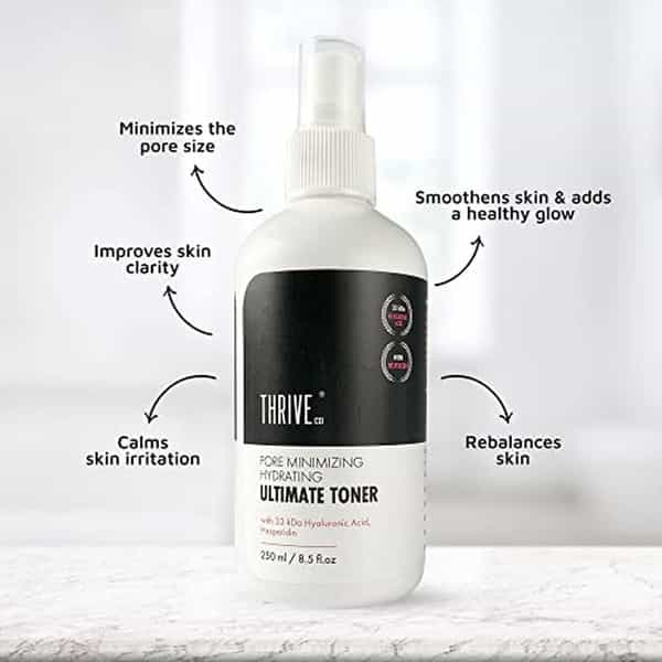 Thriveco Ultimate Toner | Pore-Minimizing Hydrating Skin Soothing Toner | 250 Ml
