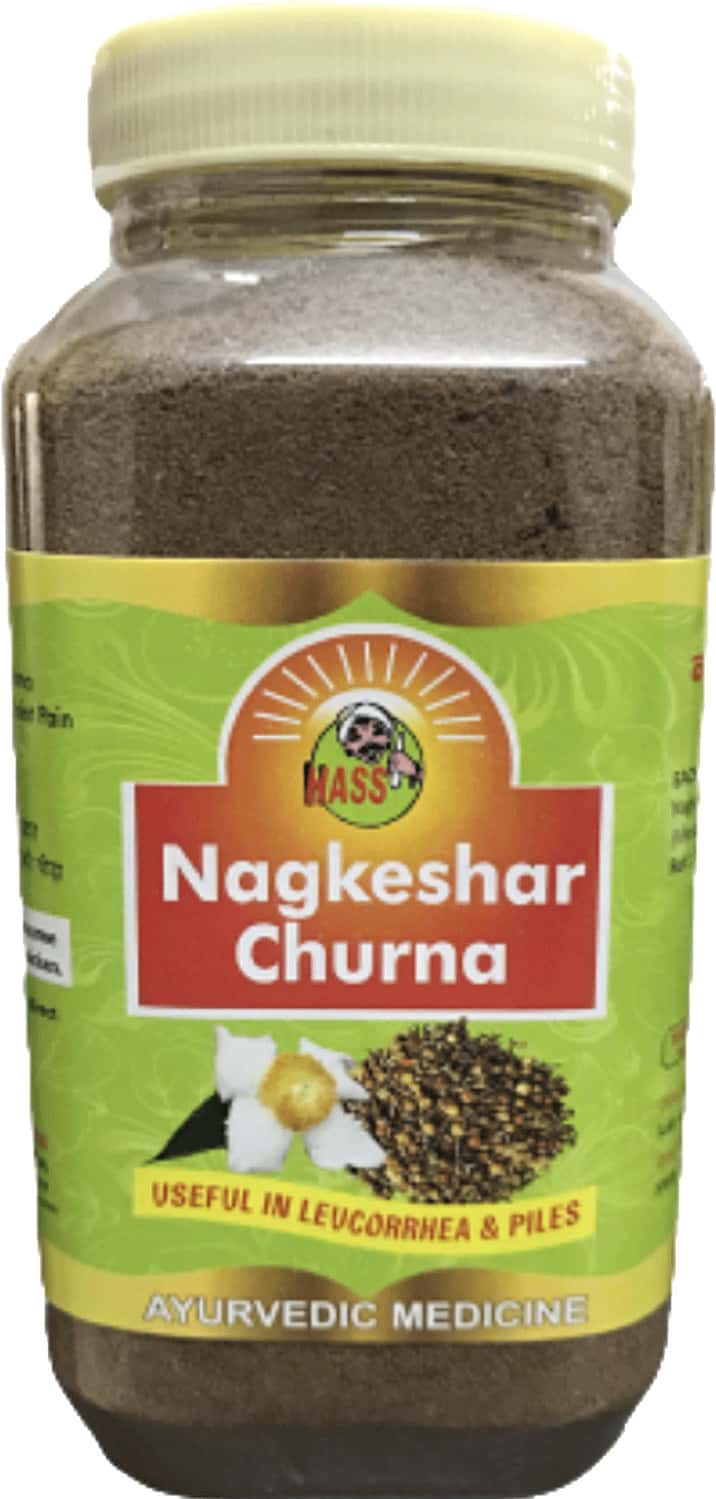 Hass Nagkeshar Churna - Nagkesar Powder- For Bleeding Piles For Leucorrhoea (1x500 Gram)