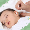 Luvlap Baby 100% Unbleached Cotton Buds Ear Drum Protection Stem Made Of Paper 55 Swabs