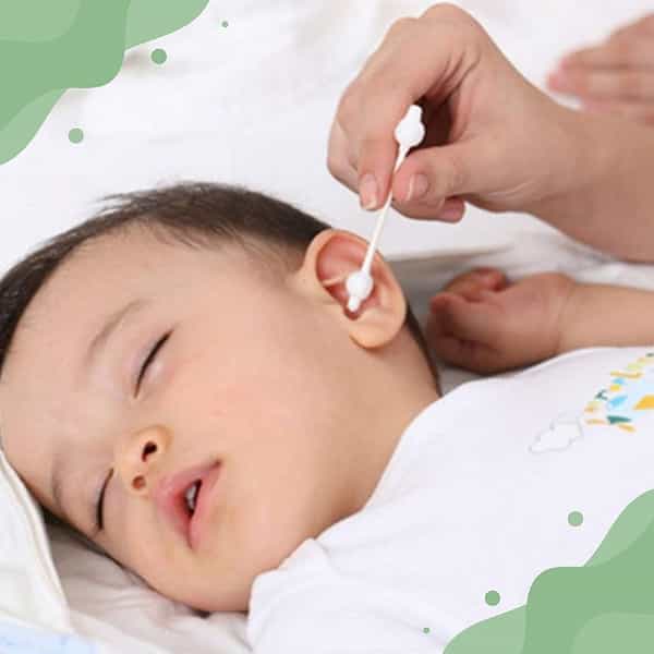 Luvlap Baby 100% Unbleached Cotton Buds Ear Drum Protection Stem Made Of Paper 55 Swabs