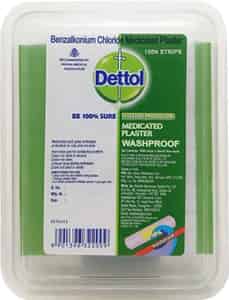 Dettol Medicated Plasters | Waterproof | 110 + 62 Free