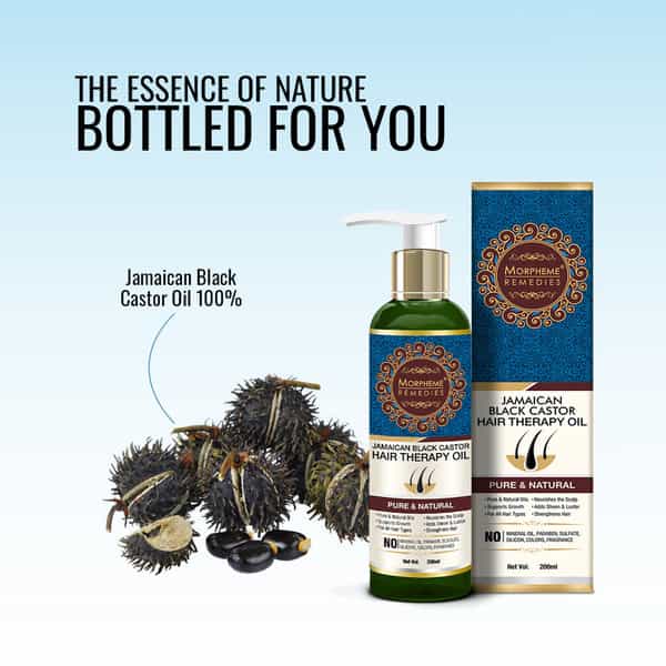 Morpheme Remedies Jamaican Black Castor Hair Therapy Oil - 200Ml