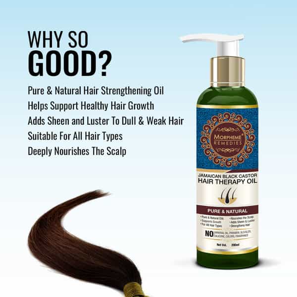 Morpheme Remedies Jamaican Black Castor Hair Therapy Oil - 200Ml