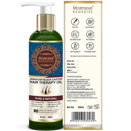 Morpheme Remedies Jamaican Black Castor Hair Therapy Oil - 200ml