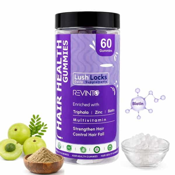 Revinto Hair Health Gummies | Nourish Hair From Within | 60N