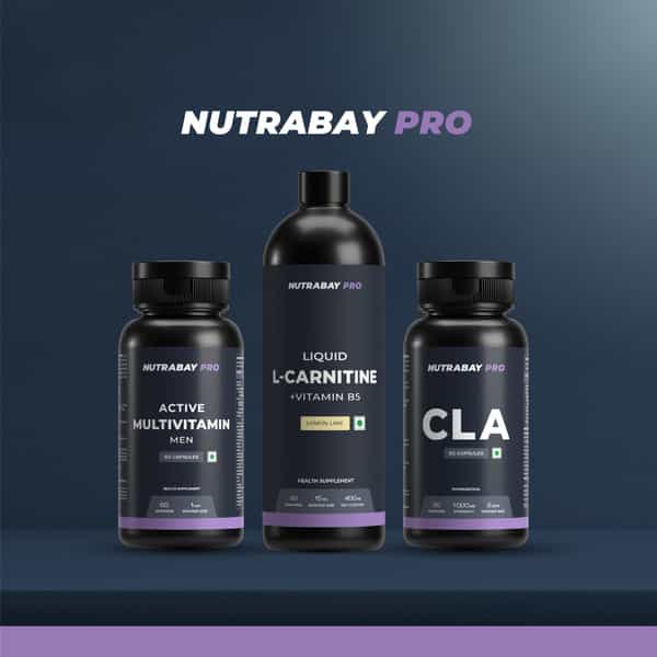 Nutrabay Pro Liquid L-Carnitine With Vitamin B5 | Lemon Lime - 450Ml