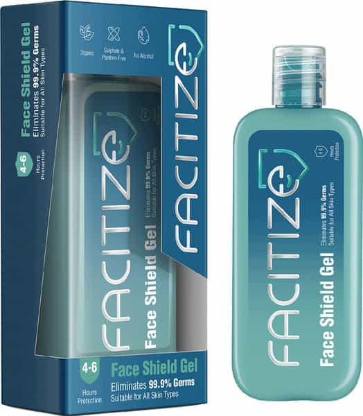 Rxsafe Facitize: Non-Alcoholic Face Shield Gel - 100 Ml