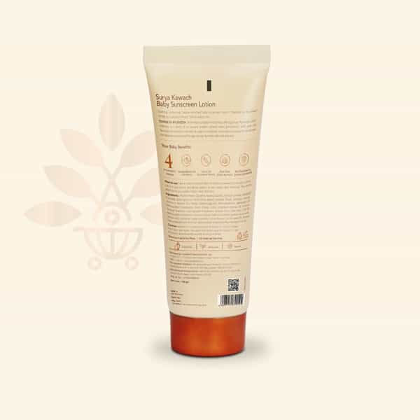 Baby Forest Surya Kawach Baby Sunscreen Lotion Spf 15 | Paraben Free | 100 Gm (1-8 Yrs)