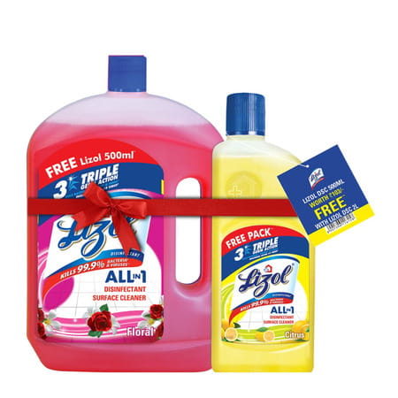 Lizol Disinfectant Floor Cleaner (Floral) - 2l