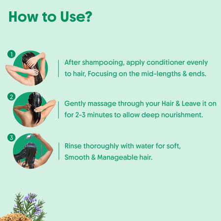 Aravi Organic Rosemary Anti-Hairfall Hair Growth Conditioner - 200ml