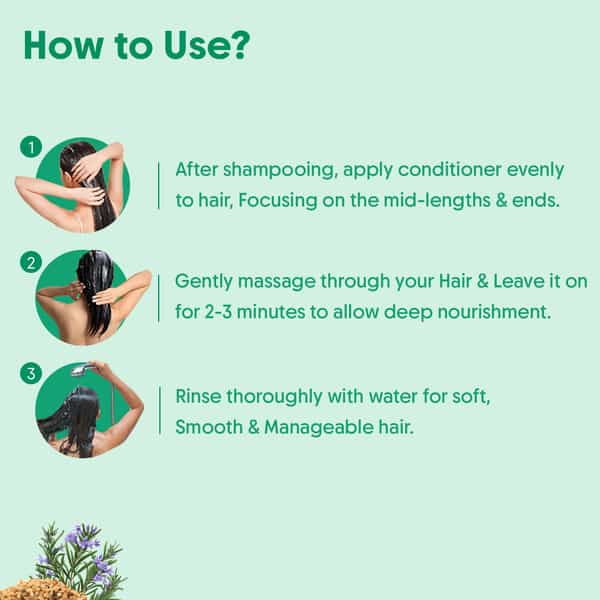 Aravi Organic Rosemary Anti-Hairfall Hair Growth Conditioner - 200Ml