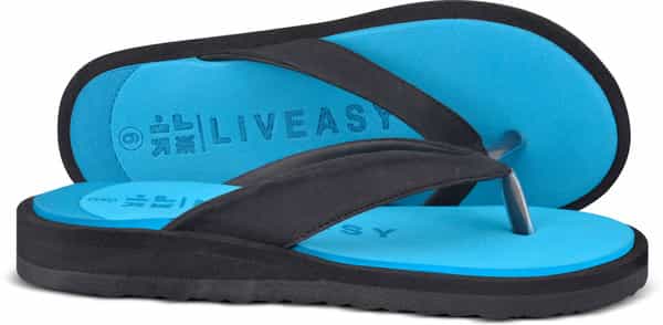 Liveasy Essentials Diabetic & Orthopedic Slippers - Electric Blue Women- Size Uk-6