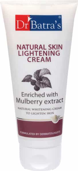 Dr Batra's Natural Skin Lightening Cream Enriched With Mulberry Extract - 100 Gm