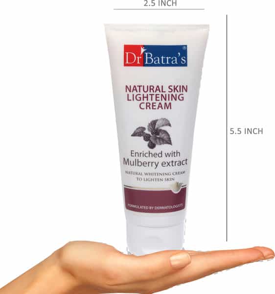 Dr Batra's Natural Skin Lightening Cream Enriched With Mulberry Extract - 100 Gm