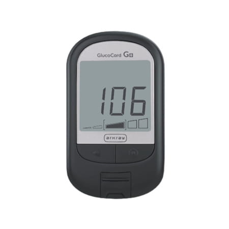 Arkray Glucocard G+ Advance Glucometer Machine | Free 100 Test Strips + 25 Trustlet Lancet Combo