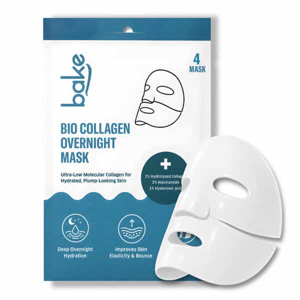 Bake Bio Collagen Overnight Hydrogel Mask | Skin Firming Hydration & Brightening | 40G X Pack Of 4