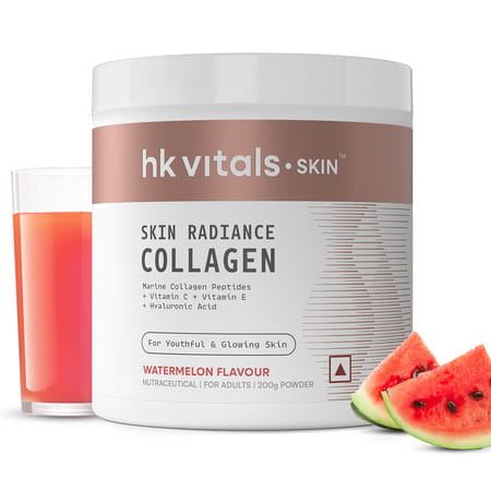 Hk Vitals Marine Collagen Supplement (Watermelon | 200g) |Vitamin C | E