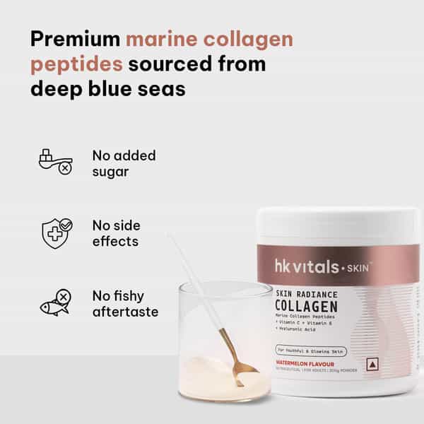 Hk Vitals Marine Collagen Supplement (Watermelon | 200G) |Vitamin C | E