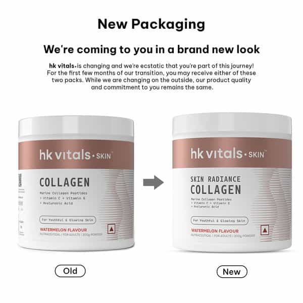 Hk Vitals Marine Collagen Supplement (Watermelon | 200G) |Vitamin C | E