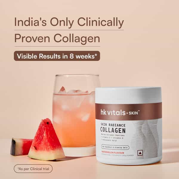 Hk Vitals Marine Collagen Supplement (Watermelon | 200G) |Vitamin C | E