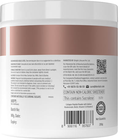 Hk Vitals Marine Collagen Supplement (Watermelon | 200G) |Vitamin C | E