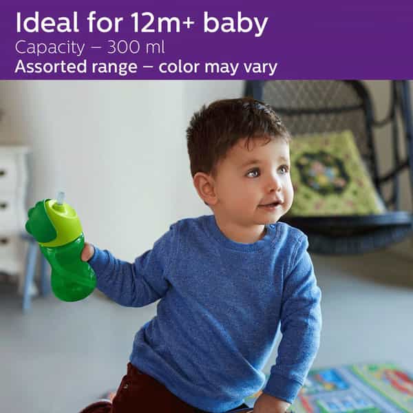 Philips Avent My Bendy Straw Cup 300Ml/10Oz (12M+) (Assorted) Scf798/00