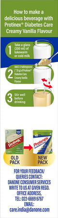 Protinex Diabetes Care Vanilla Flavour 200g Nutrition Drink For Adults To Control Blood Sugar