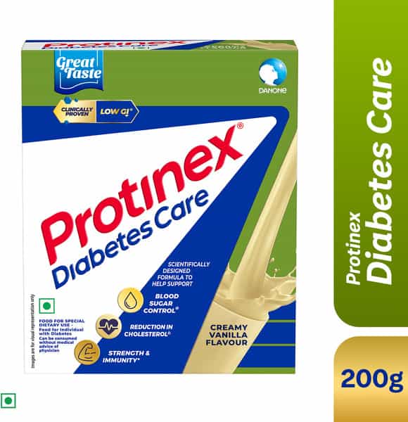 Protinex Diabetes Care Vanilla Flavour 200G Nutrition Drink For Adults To Control Blood Sugar