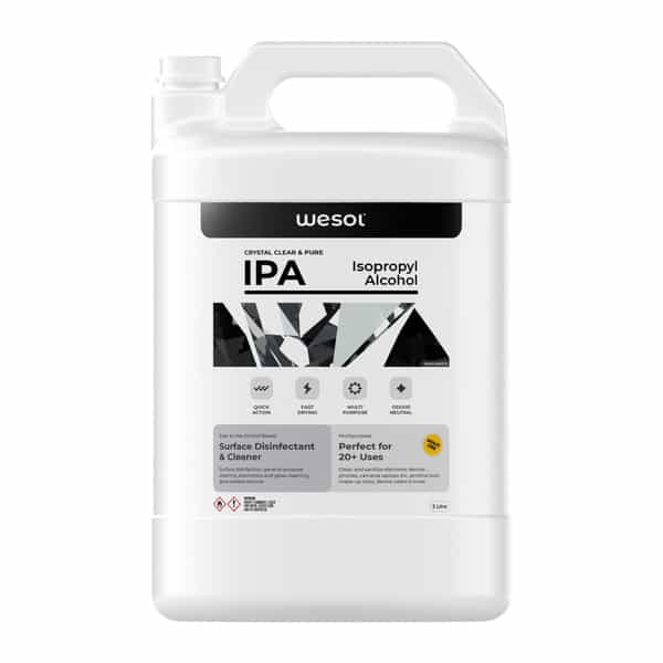 Wesol Ipa Isopropyl Alcohol 99.9% Electronics Cleaner Spray 5 Ltr
