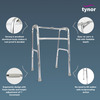Tynor Walker Invalid's Reciprocating All Pods Silver Universal Size 1 Unit
