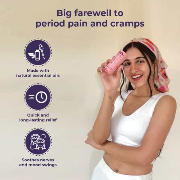 Sanfe Feminine Cramp Relief Roll On For Instant Relief From Period Pain - 10 Ml