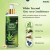 Indalo White Tea Aloe Vera Hair Growth Conditioner For Strengthening & Volumizing Oily Hair - 400Ml