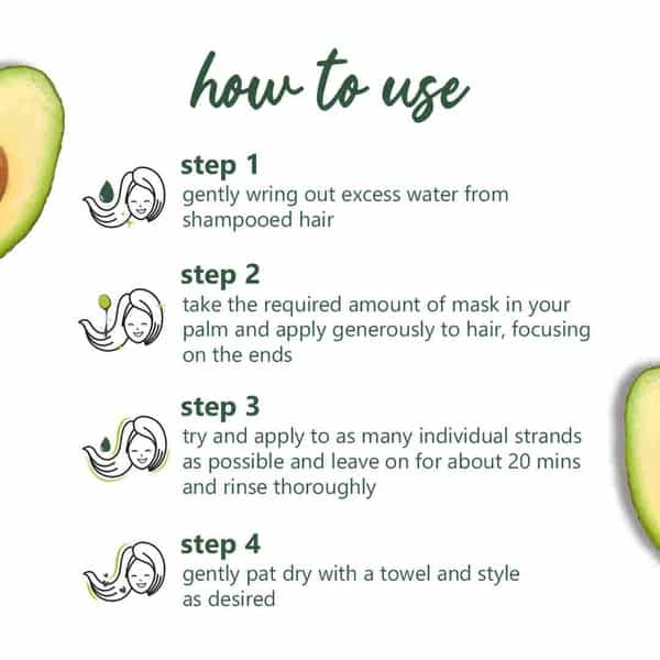 Plum Avocado Nourish- Up Hair Mask - 250Gm