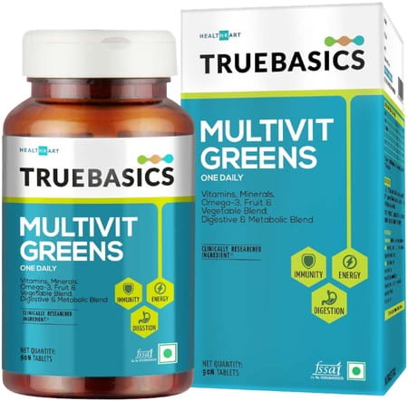 Truebasics Multivit Greens - 90 Tablets