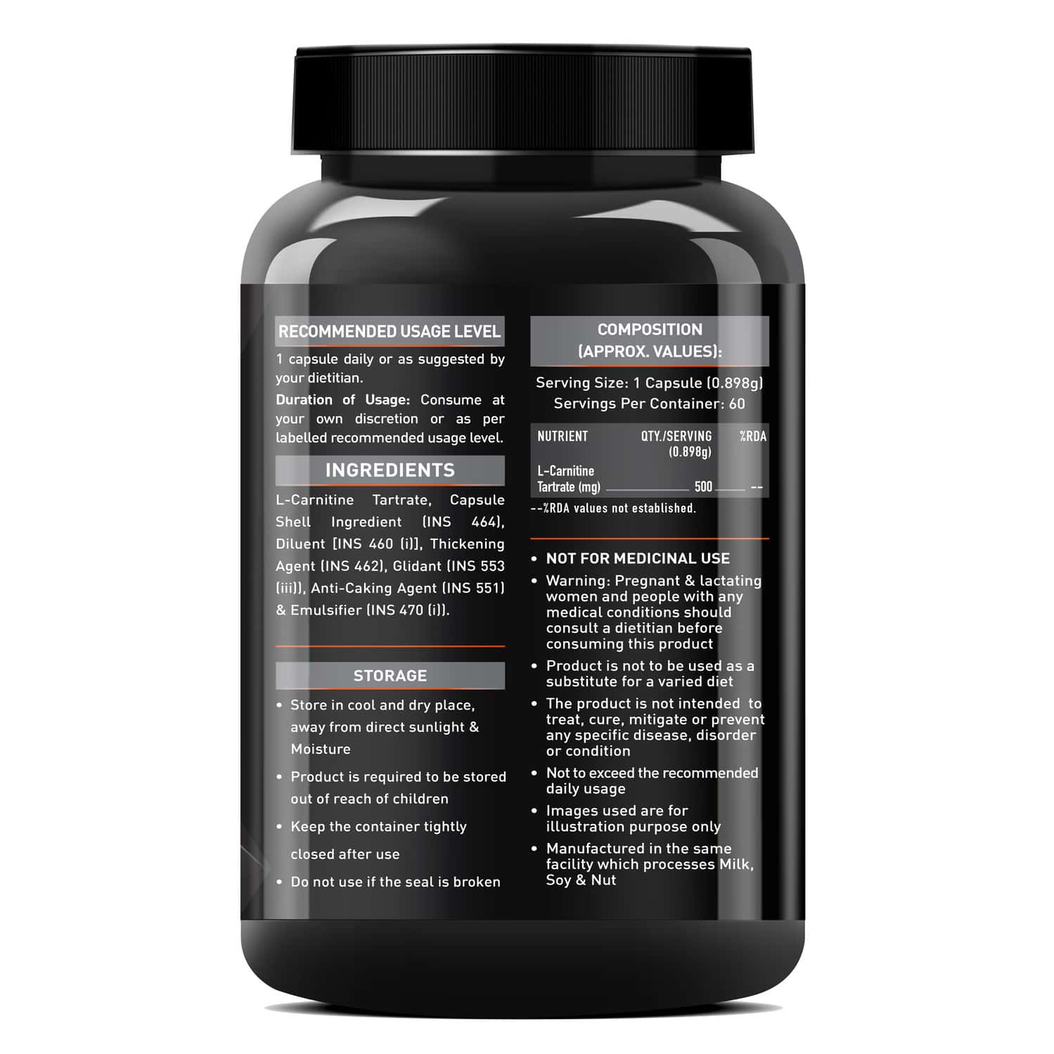 Buy MUSCLEBLAZE L-CARNITINE L-TARTRATE (UNFLAVOURED | 60 CAPSULES) | 500MG L -CARNITINE Online & Get Upto 60% OFF at PharmEasy Buy MUSCLEBLAZE L-CARNITINE L-TARTRATE (UNFLAVOURED | 60 CAPSULES) | 500MG L -CARNITINE Online & Get Upto 60% OFF at PharmEasy