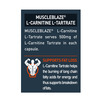 Muscleblaze L-Carnitine L-Tartrate (Unflavoured | 60 Capsules) | 500Mg L-Carnitine