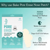 Pore Erase Hydrocolloid Nose Patches For Blackhead Removal And Clear Skin (10 Strips)