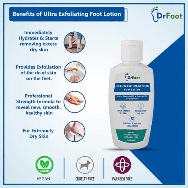 Dr Foot Ultra Exfoliating Foot Lotion - 100Ml