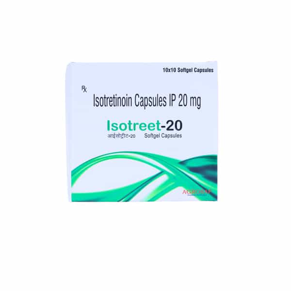 Agrosaf Isotreet-20 Capsule (Pack Of 10)
