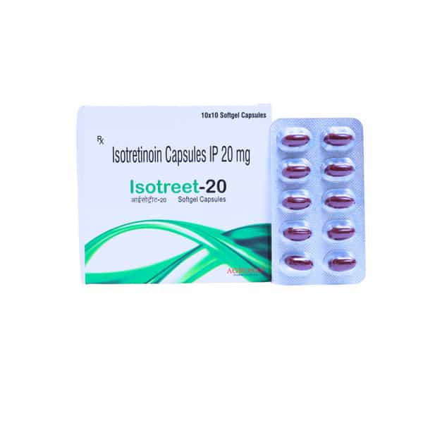 Agrosaf Isotreet-20 Capsule (Pack Of 10)