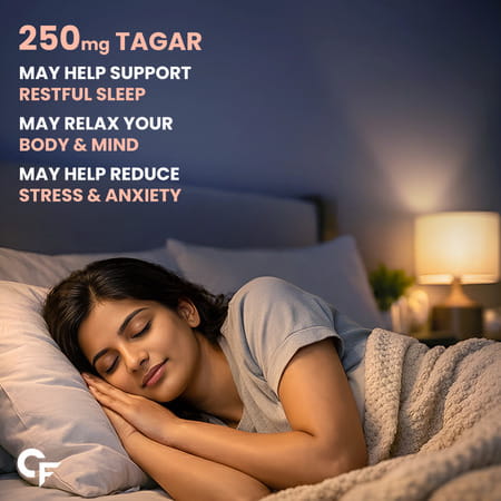 Carbamide Forte Melatonin 10mg With Tagar 250mg & Vitamin B6 - 60 Veg Tablets