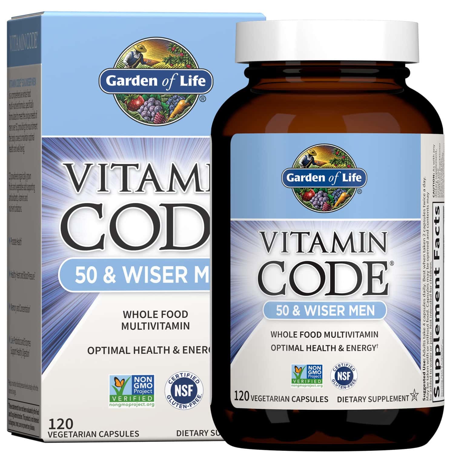 Garden Of Life Vitamin Code Men Multivitamin | 120 Capsules