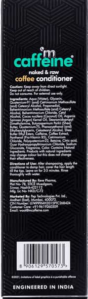 Mcaffeine Coffee Hair Fall Control Conditioner With Pro-Vitamin B5 & Argan Oil (250Ml)