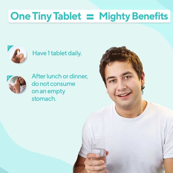 Zingavita Multivitamin Tablets For Men With Vitamins & Omega-3 - 120 Tablets Bottle